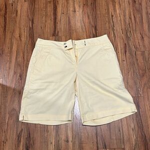 Pale Yellow Nike Golf shorts